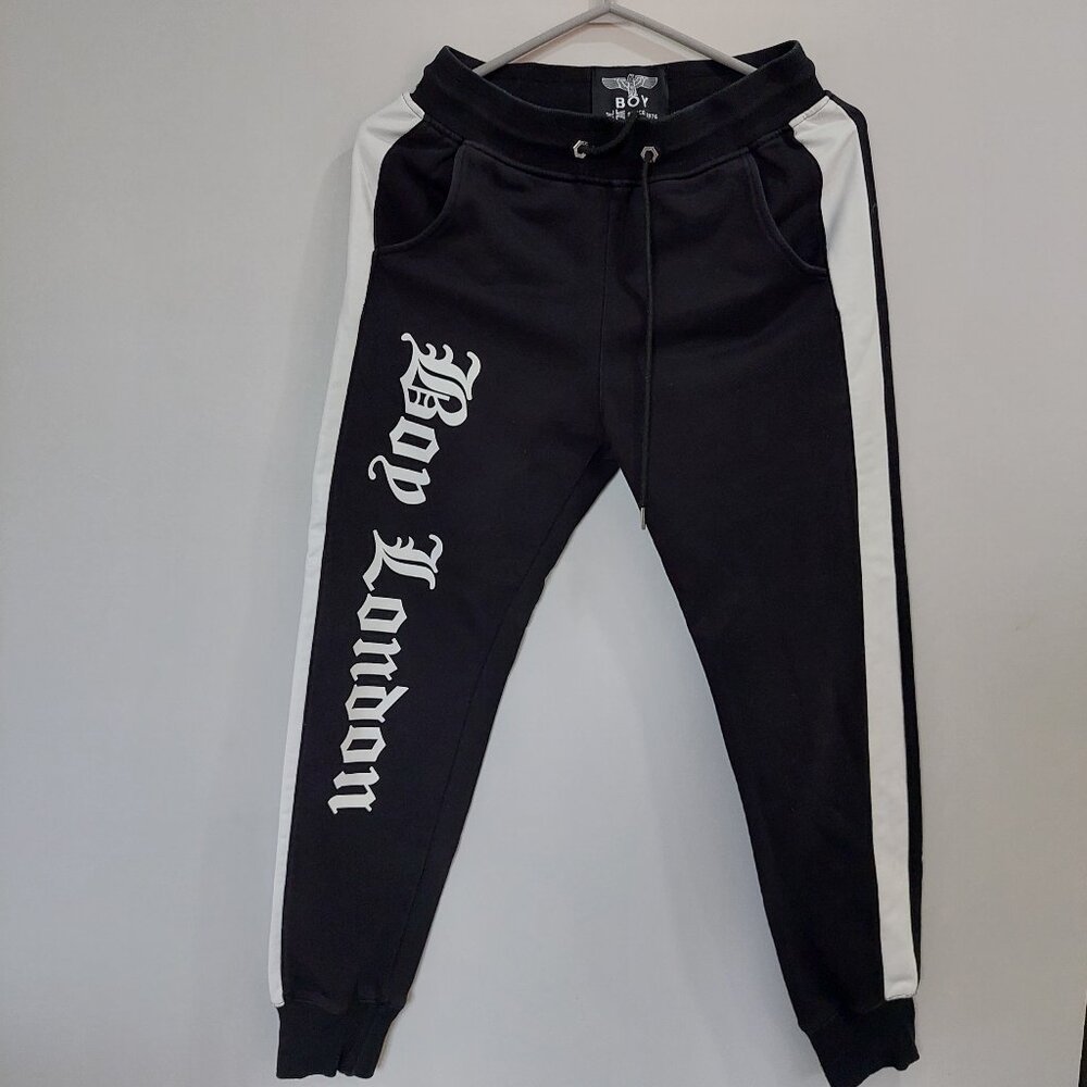 Boy London black Jogger Sweatpants Size Youth Medium Unisex